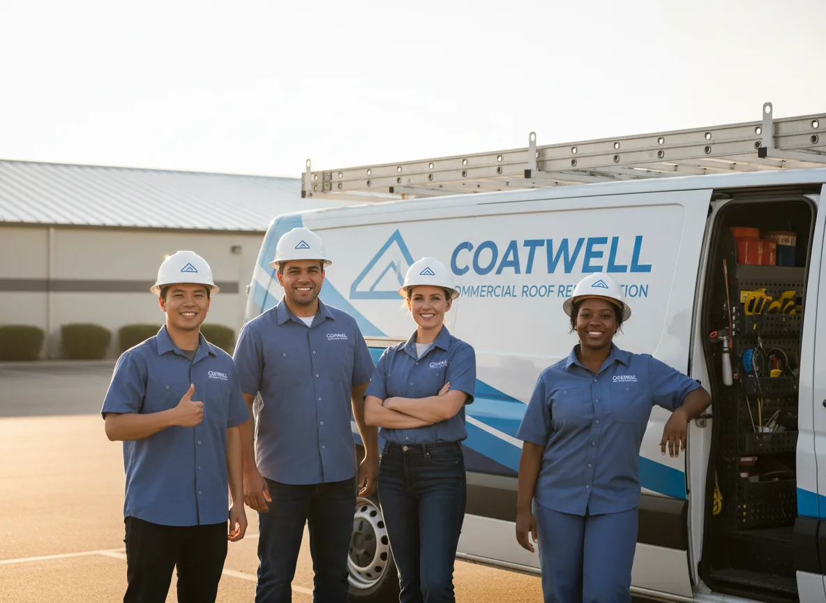 Commercial roof coating company in Mumford, NY